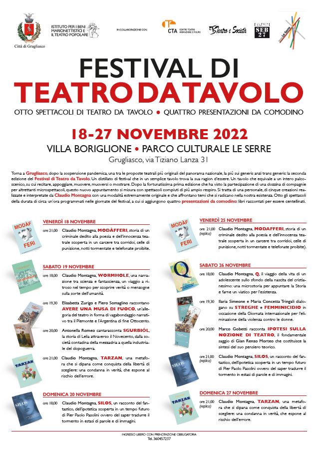 A grugliasco il festival di teatro da tavolo