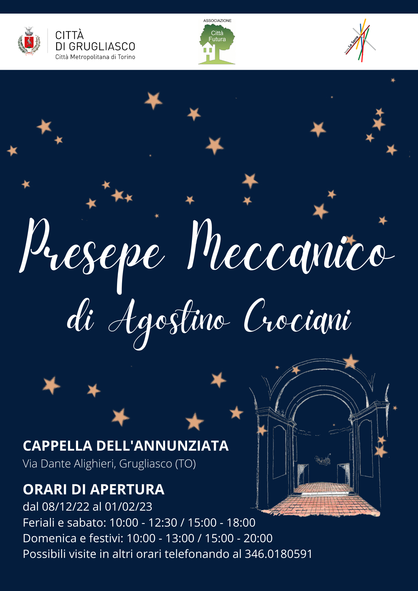 L'8 dicembre l'inaugurazione del presepe meccanico 
