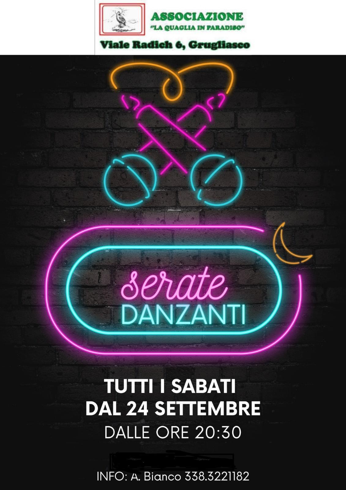 Serata danzante con "la quaglia in paradiso"