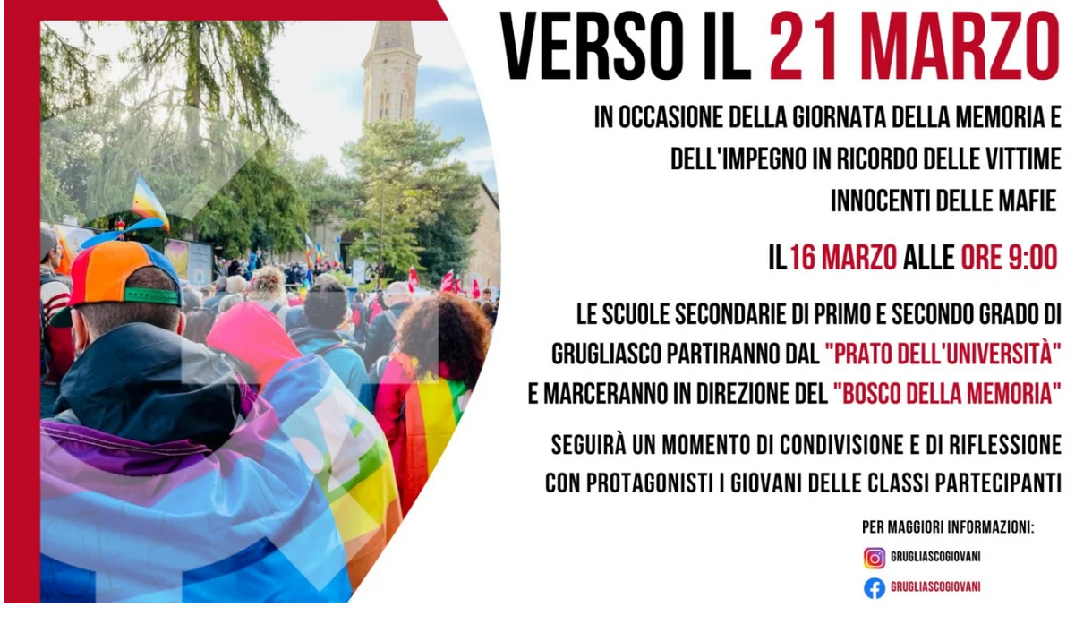 Camminata degli studenti verso il 21 marzo 